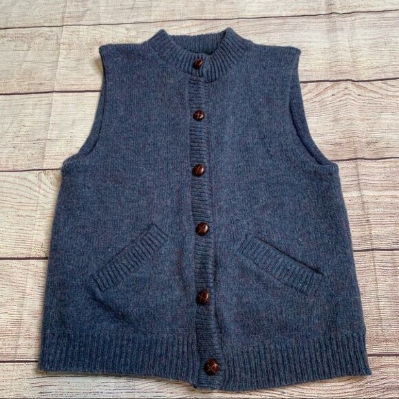 Vintage Jackets & Blazers - Vintage Wool Eddie Bauer Vest Size Large